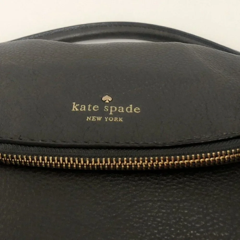 Kate Spade Crossbody Shoulderbag Devin Cobble Hill Smoke Gray Pebble Leather